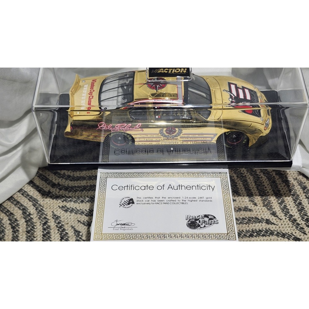 Dale Earnhardt 1:24 Legacy • 24K Gold Edition • W/ Case & COA • 1 of 3,333